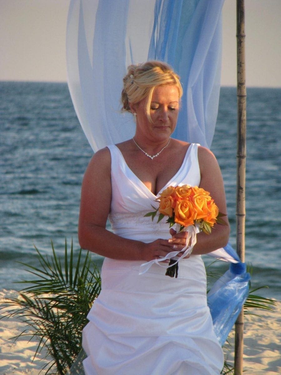 a beach wedding in alabama