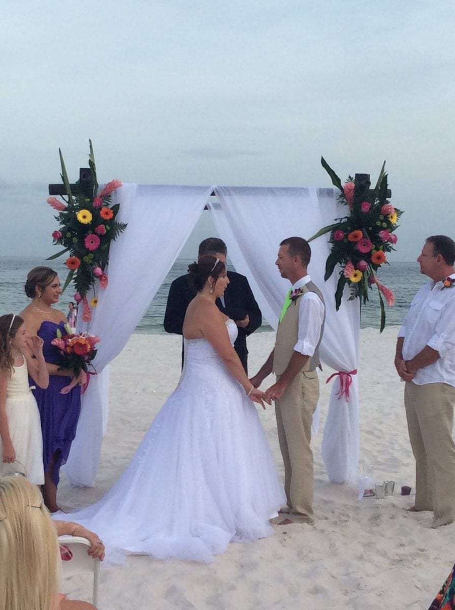 a beach wedding in alabama